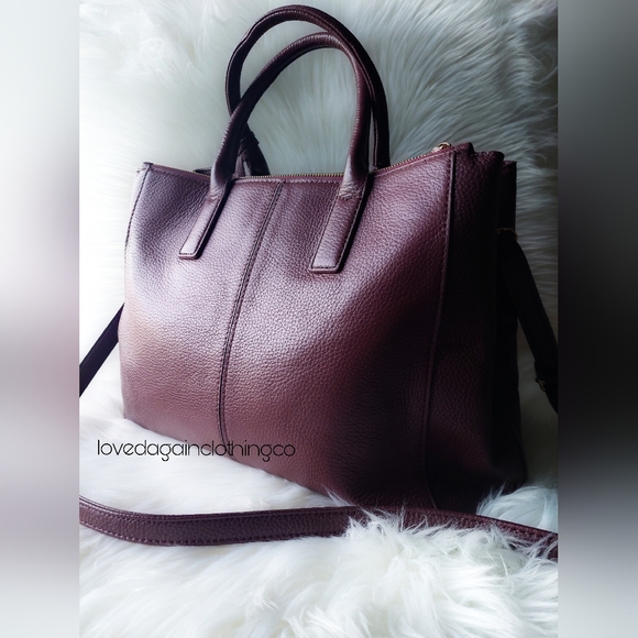 Beautiful auburn handbag by L.Credi - Picture 2 of 11